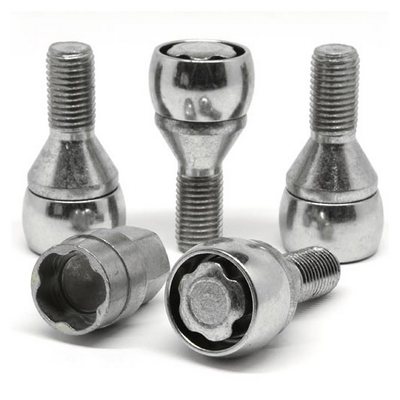 Секретные болты 12х1,5х24 Конус Farad Flowerlock B13/D (2 ключа) на колеса секретки для дисків