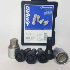 Секретные Болты 12х1,5х29 Конус Farad Starlock Black I4/E (2 ключа)