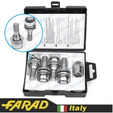 Секретные болты 12х1,25 L17мм Прессшайба Peugeot/Citroen Farad Flowerlock BB8/D (2 keys)