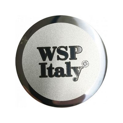 Наклейка на диск WSP italy выпуклый 65 мм с логотипом на колпачок колесных дисков