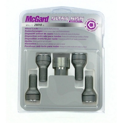 Секретные болты 14х1,5 L28мм сфера McGard 38018SL (2 keys) на колеса секретки для дисков