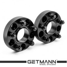 Проставка 20мм 5x114,3 56,1 шпильки 12x1,25 Кованая Черная (Subaru)