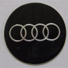 Наклейка на диск Audi 56 плоский черный