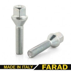 Болты 12х1,5 L26 Конус цинк 17 ключ (Farad Italy)