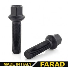 Болты 14х1,5 L35 Сфера Черный цинк 17 ключ (Farad Italy)