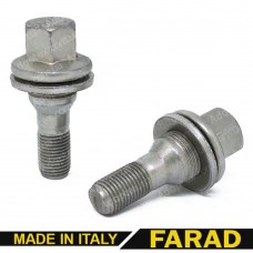 Болты 12*1,25 L17 Прессшайба Цинк 17 ключ (Peugeot, Citroen) Farad Italy