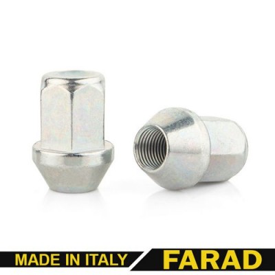 колесные Гайки 12х1,25 L35mm 21 ключ Цинк (Farad Italy) крепления для колесных дисков