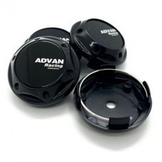 Колпачки конусные на диски Advan, Sportmax Racing 64/56 черный