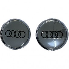 Колпачки на диски Audi 75/70 Хром (под диски Mercedes)
