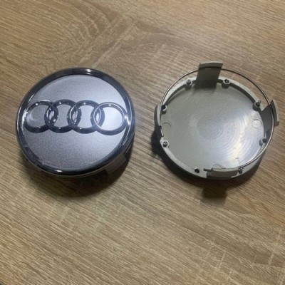 Колпачки на диски Audi 75/70 Серый (под диски Mercedes) заглушка