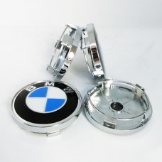 Колпачки на диски BMW 68/62 Хром кант