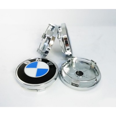 Колпачки на диски BMW 68/62 Хром кант заглушка