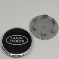 Колпачки на диски Land Rover (63/47) LR03 хром окантовка, чёрный