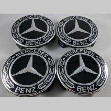 Колпачок на диски Mercedes-Benz черный A1714000125 75/65