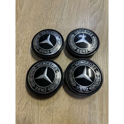Колпачки на диски Mercedes-Benz 66/56 Black 3B7601171 заглушка