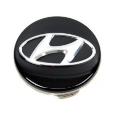 Колпачок Hyundai для дисков KIA черный/хром (59/51мм)