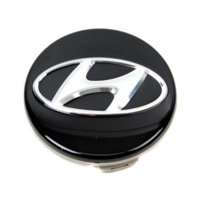 Колпачок Hyundai для дисков KIA черный/хром (59/51мм) заглушка