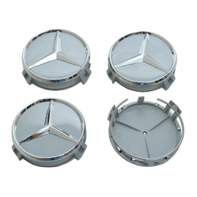 Колпачок в диск MERCEDES 75/70мм серебро A2204000125 заглушка