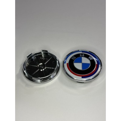 Колпачок в диски BMW M 50 Year Anniversary 68/62 заглушка
