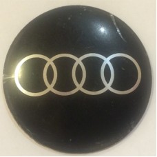 Наклейка на диск Audi 52 выпуклый черный
