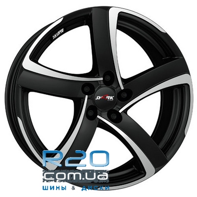 Alutec Shark 8x18 5x114,3 ET52 DIA67,1 (racing black front polished) в Днепре