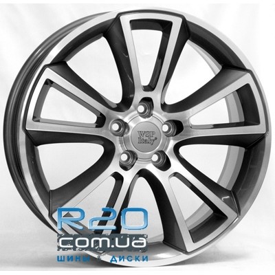 WSP Italy Opel (W2504) Moon 8x18 5x115 ET46 DIA70,2 (anthracite polished) у Дніпрі