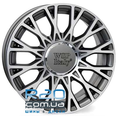 WSP Italy Fiat (W162) Grase 6x15 4x98 ET35 DIA58,1 (anthracite polished) в Днепре