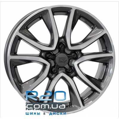 WSP Italy Honda (W2411) Gerda CRZ 6,5x17 5x114,3 ET45 DIA64,1 (anthracite polished) в Днепре