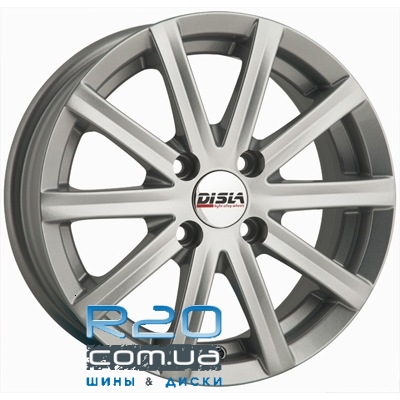 Disla Baretta 6x14 5x100 ET37 DIA57,1 (silver) в Днепре