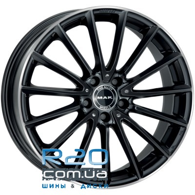 Mak Komet 8x18 5x112 ET33 DIA66,6 (gloss black mirror ring) у Дніпрі