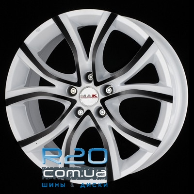 Mak Nitro 5 7,5x17 5x108 ET45 DIA72 (anod white black) в Днепре