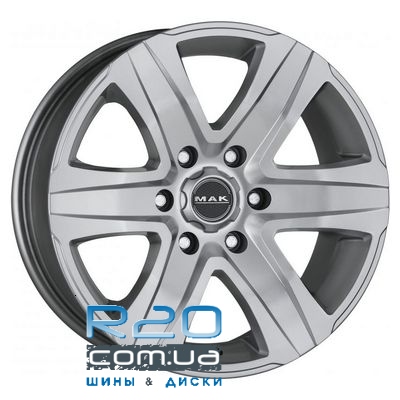 Mak Stone 6 7,5x17 6x139,7 ET25 DIA106,1 (silver) у Дніпрі