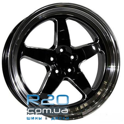 PDW 1043 8x18 5x100 ET42 DIA73,1 (black milling) в Днепре