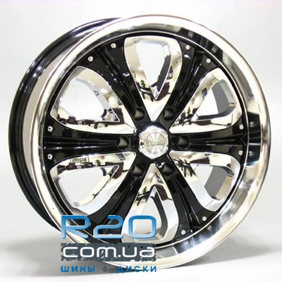 Racing Wheels H-383 8,5x20 6x139,7 ET15 (BK/CW-P) в Днепре