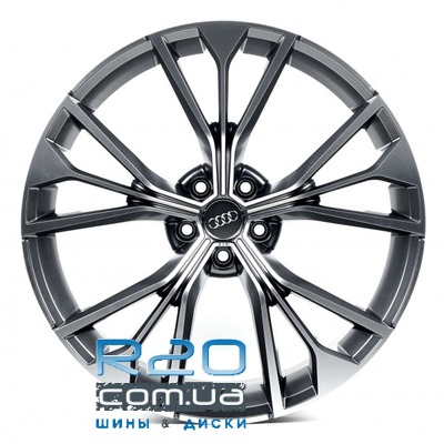 Replica Audi (A1624) 10x21 5x112 ET20 DIA66,6 (matt graphite machined face) в Днепре