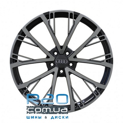 Replica Audi (A2110264) 8,5x21 5x112 ET43 DIA66,6 (gloss black dark machined face) в Днепре