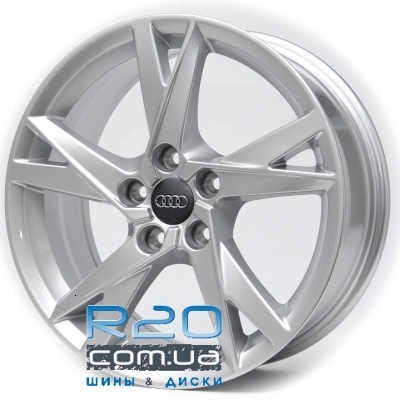 Replica Audi (RX570) 7x17 5x112 ET43 DIA57,1 (silver) в Днепре