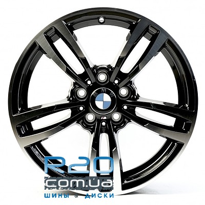 Replica BMW (B1121) 8x17 5x112 ET28 DIA66,6 (black machined face) у Дніпрі