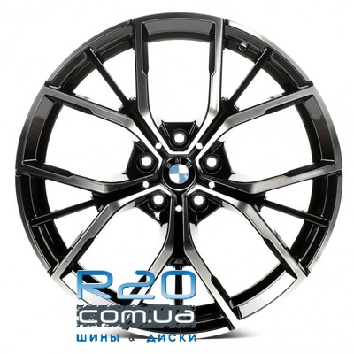 Replica BMW (B1667) 8x19 5x120 ET30 DIA72,6 (gloss black machined face) в Днепре