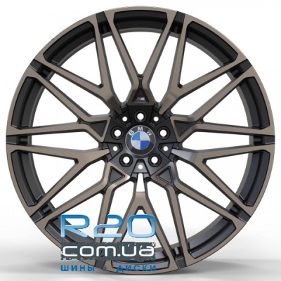 Replica BMW (B22827) 10,5x22 5x112 ET43 DIA66,6 (satin black) в Днепре