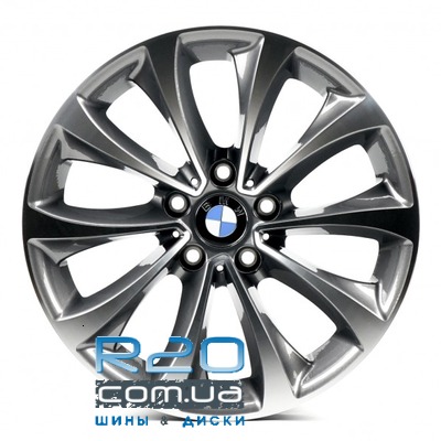 Replica BMW (B5525) 8x18 5x120 ET30 DIA72,6 (gloss graphite machined face) в Днепре