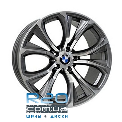 Replica BMW (B599) 9,5x19 5x120 ET33 DIA72,6 (gun metal machined face) у Дніпрі