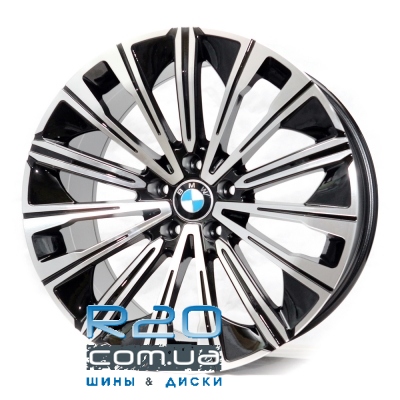 Replica BMW (KW165) 10x20 5x120 ET40 DIA74,1 (black) в Днепре