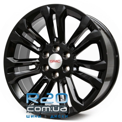 Replica GMC (R318) 9x22 6x139,7 ET24 DIA78,1 (gloss black) в Днепре