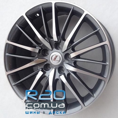 Replica Lexus (LX9026) 8x18 5x114,3 ET30 DIA60,1 (black machined face) в Днепре