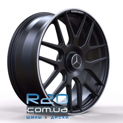 Replica Mercedes (MR095) 9,5x20 5x112 ET39 DIA66,6 (satin black lip polished) в Днепре