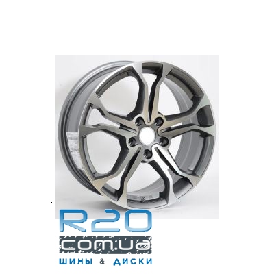 Replica Renault (RN5230) 7,5x17 5x114,3 ET37 DIA73,1 (grey machined face) в Днепре