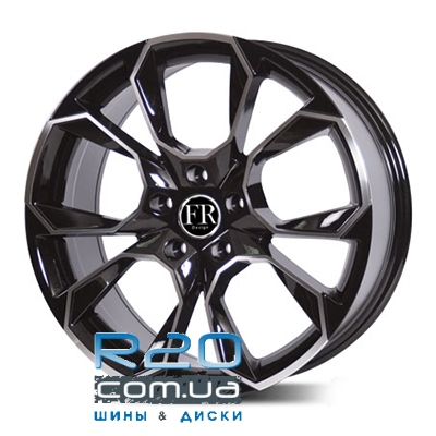 Replica Skoda (SK5208) 7x16 5x112 ET38 DIA57,1 (black machined face) у Дніпрі