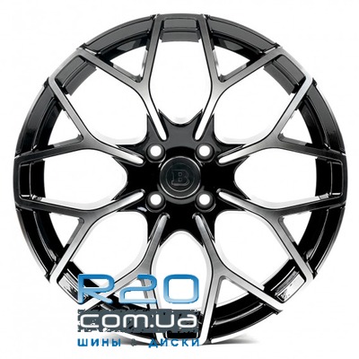 Replica Smart (SM1449) 7,5x17 4x100 ET25 DIA60,1 (gloss black machined face) у Дніпрі