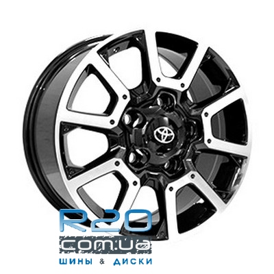 Replica Toyota (TY1380TRD) 8x18 5x150 ET60 DIA110,1 (BKF) у Дніпрі